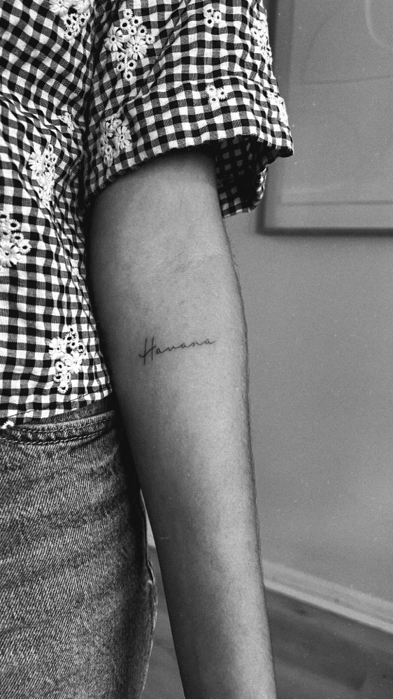 Mini Fine Line Tattoo at TINY TATS in Naples, FL