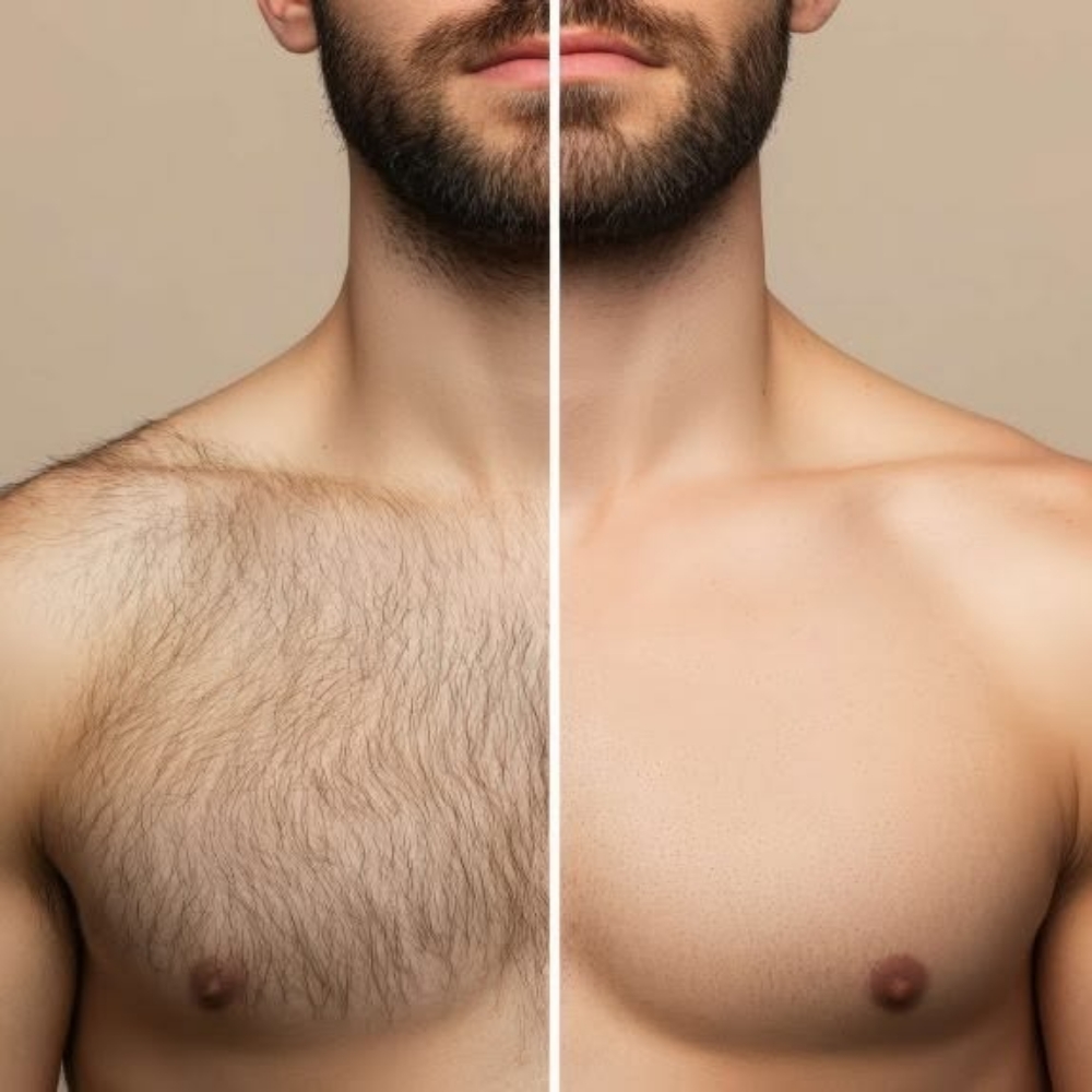 Chest Wax at GloEnvy Studio in Warren, OH