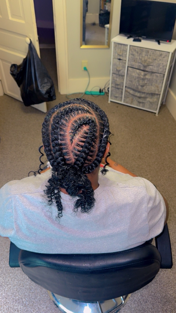 4 Stitch Braids at Hair By Niecey in Milwaukee, WI
