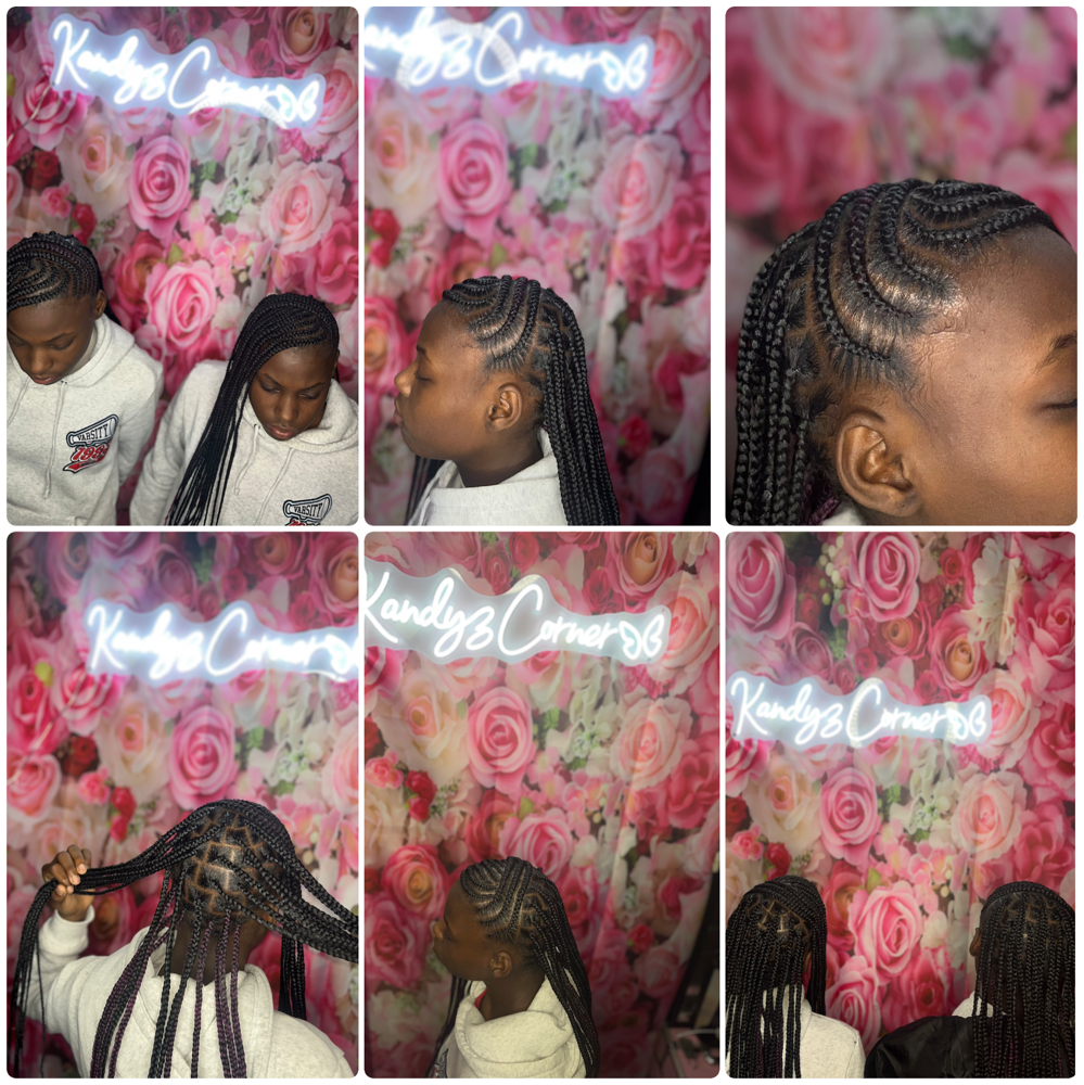 🦋Mudium Fulani Knotless Braids