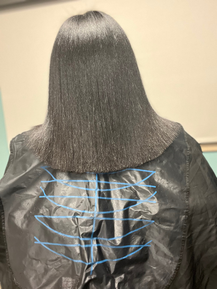 Press And Flat iron No Curls at MRS KIM in Southfield, MI