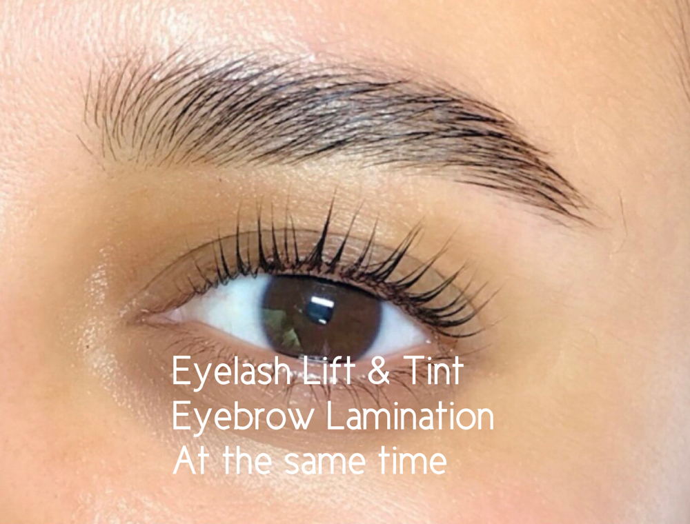 Eyelash Lift Tint and Eyebrow Lami