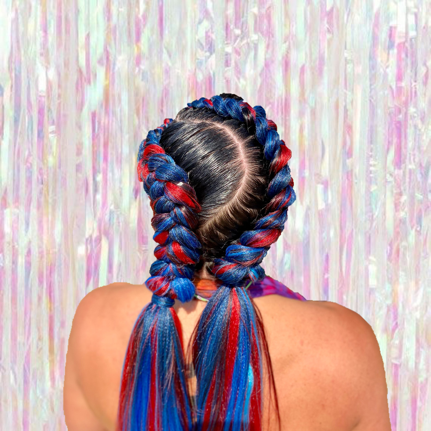 Loose End Dutch Braids