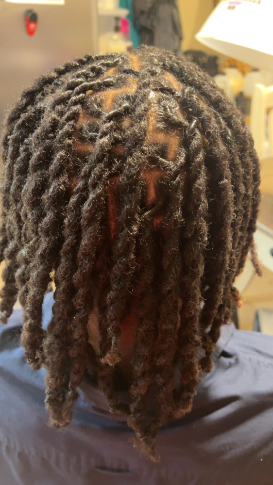 Dread Medium Retwist/Style at Natural Styles By Tee in Clarksville, TN