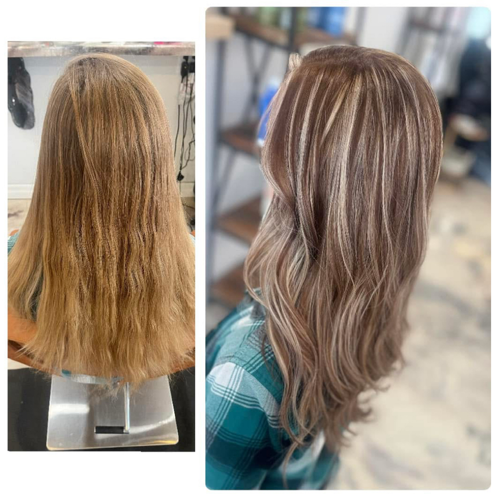 All Over Color w/ Foil at Corinna Rose in Colville, WA