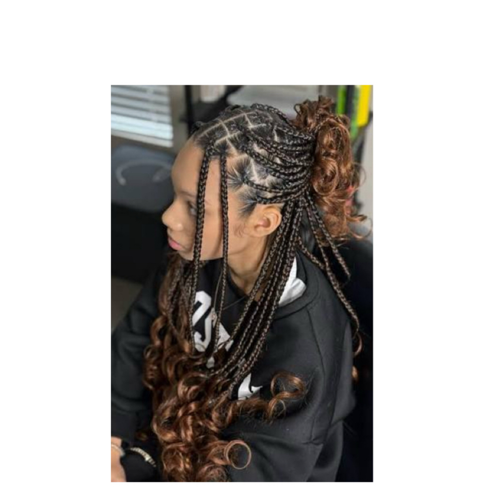 French Curl Knotless at NAY HAIR BRAIDING in Springhill, FL
