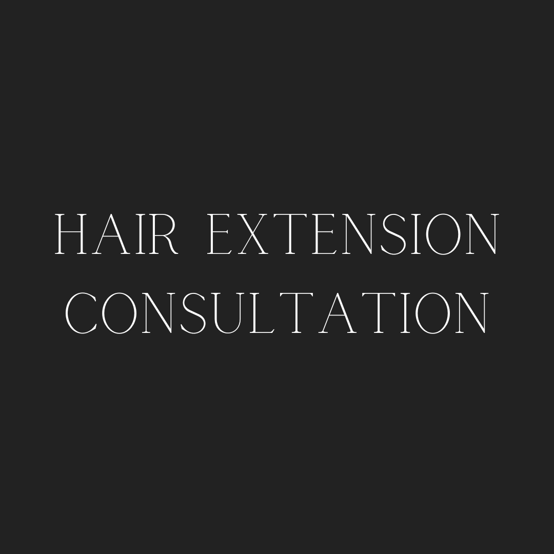 Hair extensions consultation
