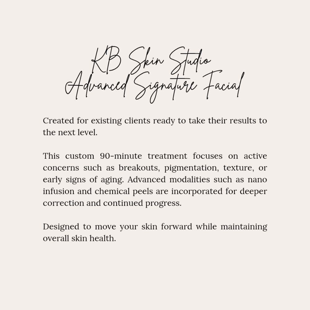 KBSS Advanced Signature Facial at KB Skin Studio in Delray Beach, FL