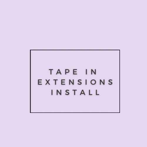 Tape In Install