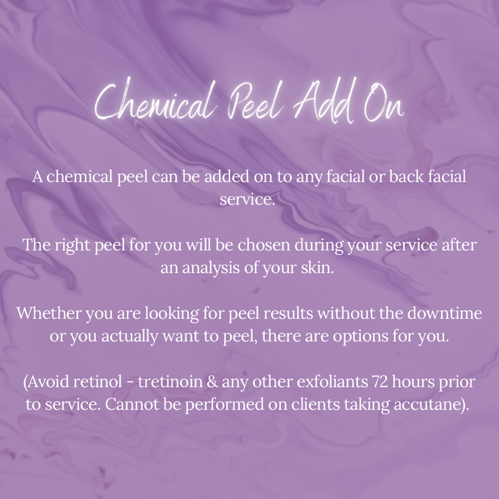 Chemical Peel Add On
