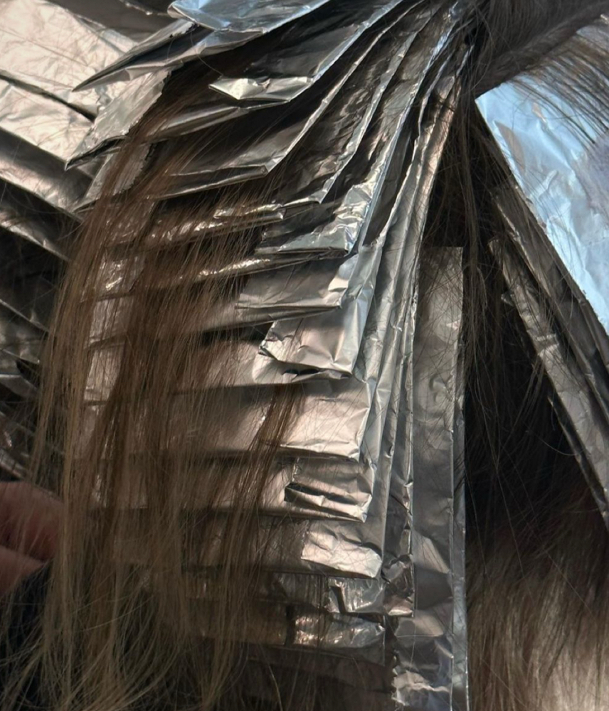 Partial Blonde Root Retouch at Vanity House Co. in Lake Forest, CA