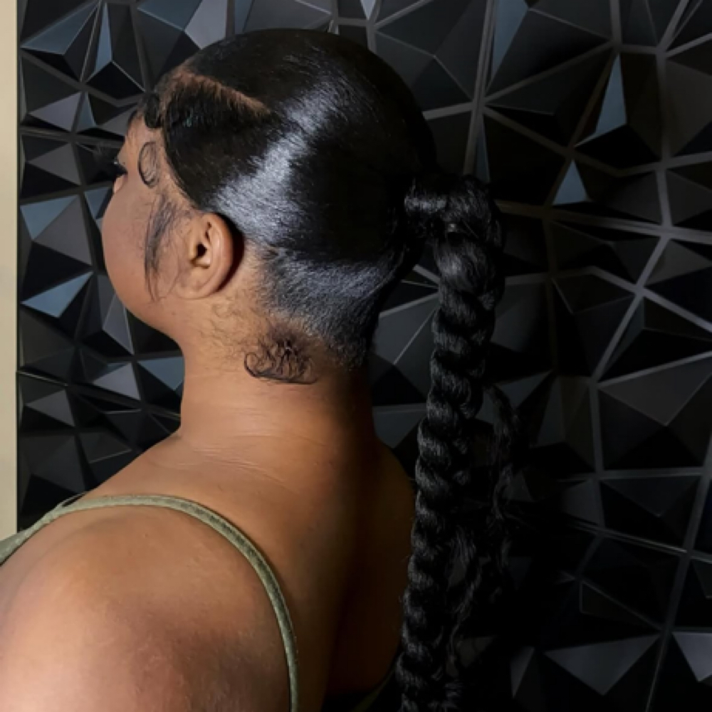 Braided Ponytail at Styles By Mk in Sherman, TX