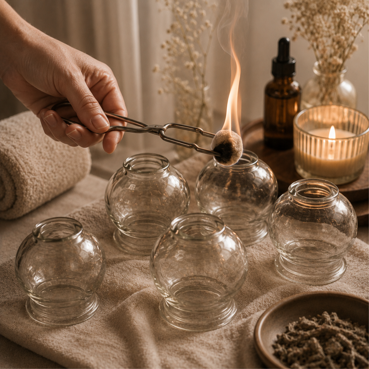 Fire Cupping Therapy at Krysta Smith in New Port Richey, FL