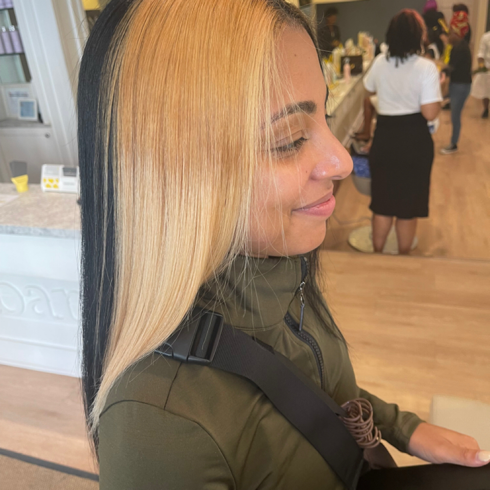 Silk Press Package at Jasmine Marie beauty bar in Morrisville, NC