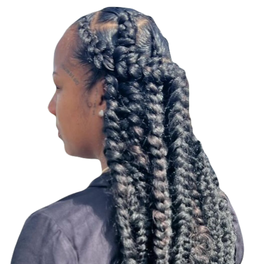 Jumbo Knotless Braids at BeYoutiful Beauty Barr in Houston, TX
