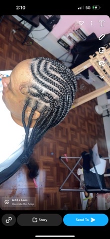 Half Braid /knotless at Aaliyah’s Creations in Manchester, NH