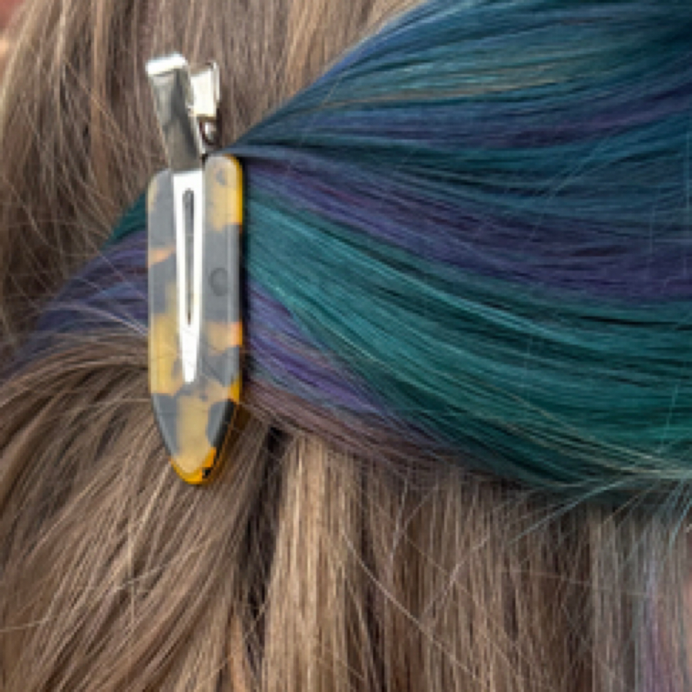 Vivid Colorblock at Dye By The Blade in Indianapolis, IN
