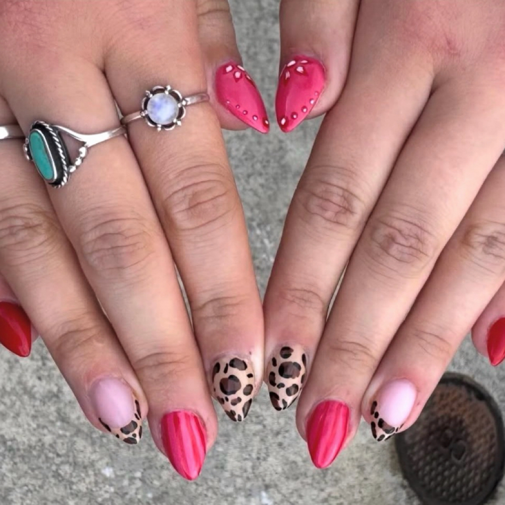 Hard Gel with Extensions at The Eagles Nest Salon & Spa in Eagle Point, OR