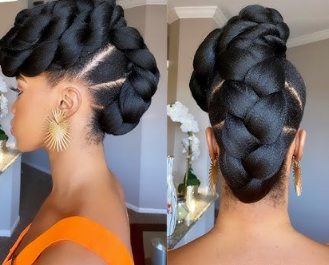 Natural Updo at Studio 981 in Richmond, VA
