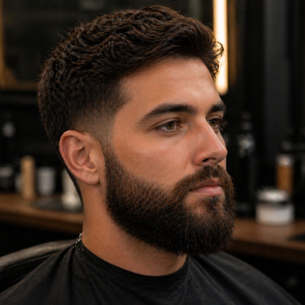 Haircut & Beard Trim at PH's Barber Services in OKC, OK