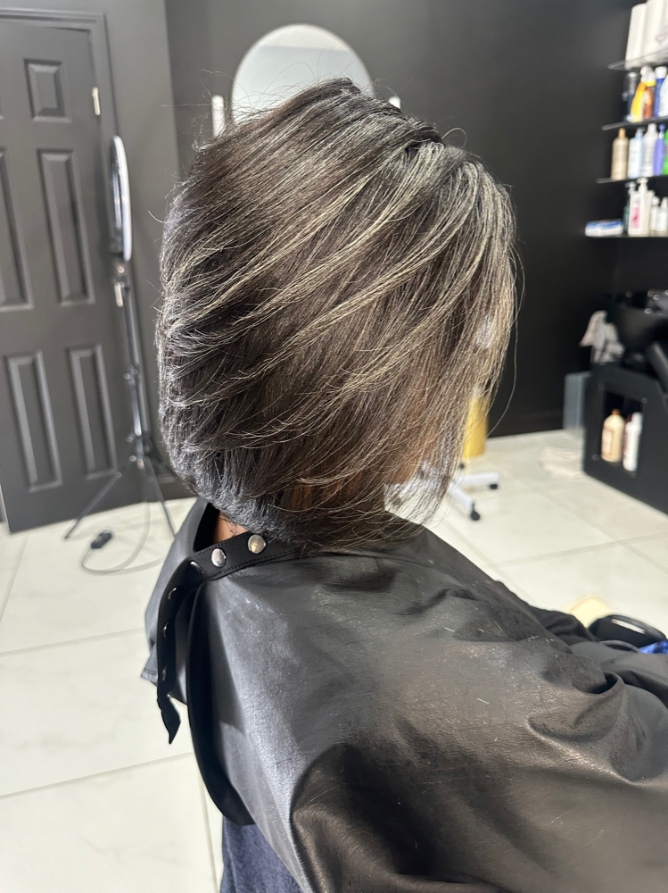Silk Press x Specialty Haircut
