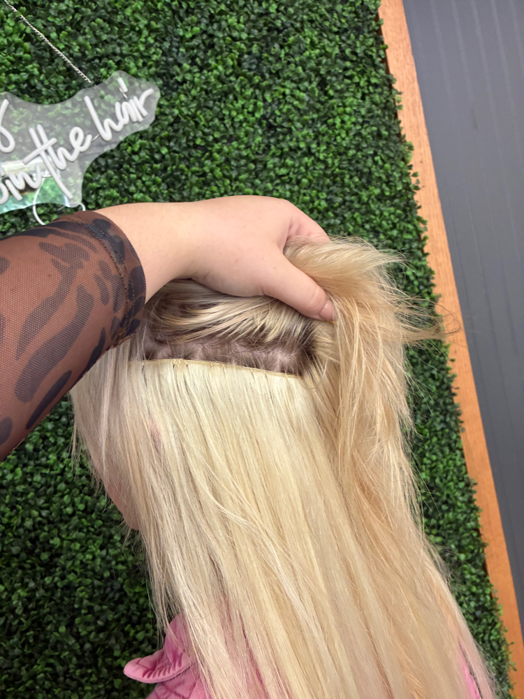 Weft Hair Extension Install