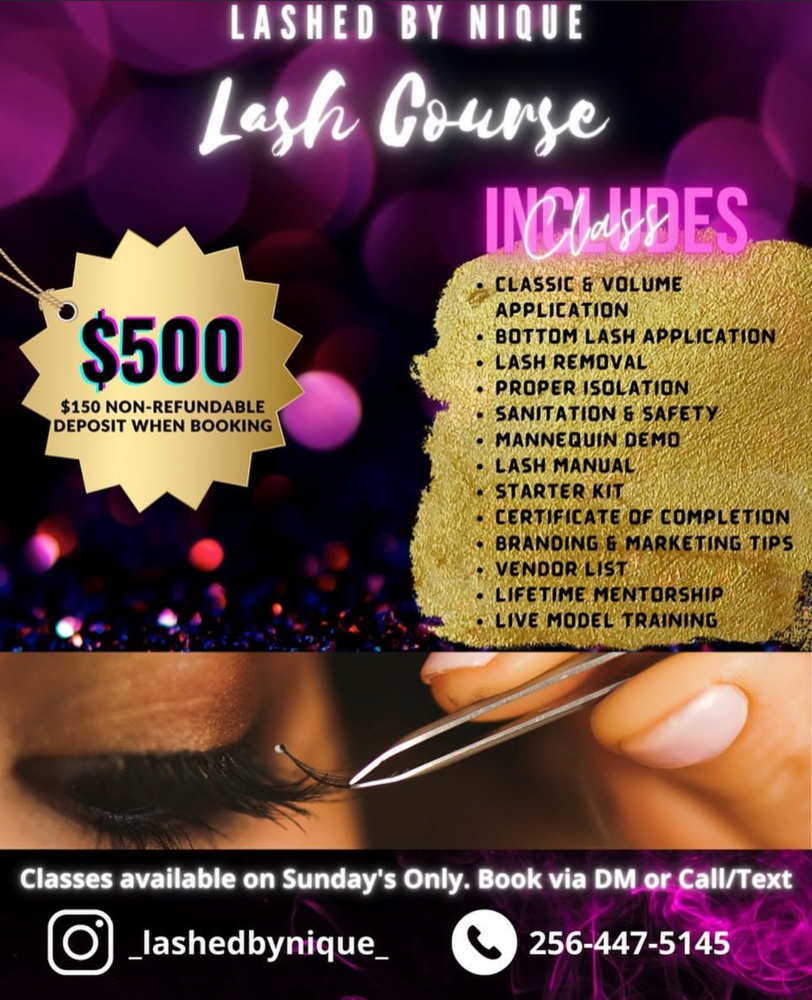 1 ON 1 LASH CLASS