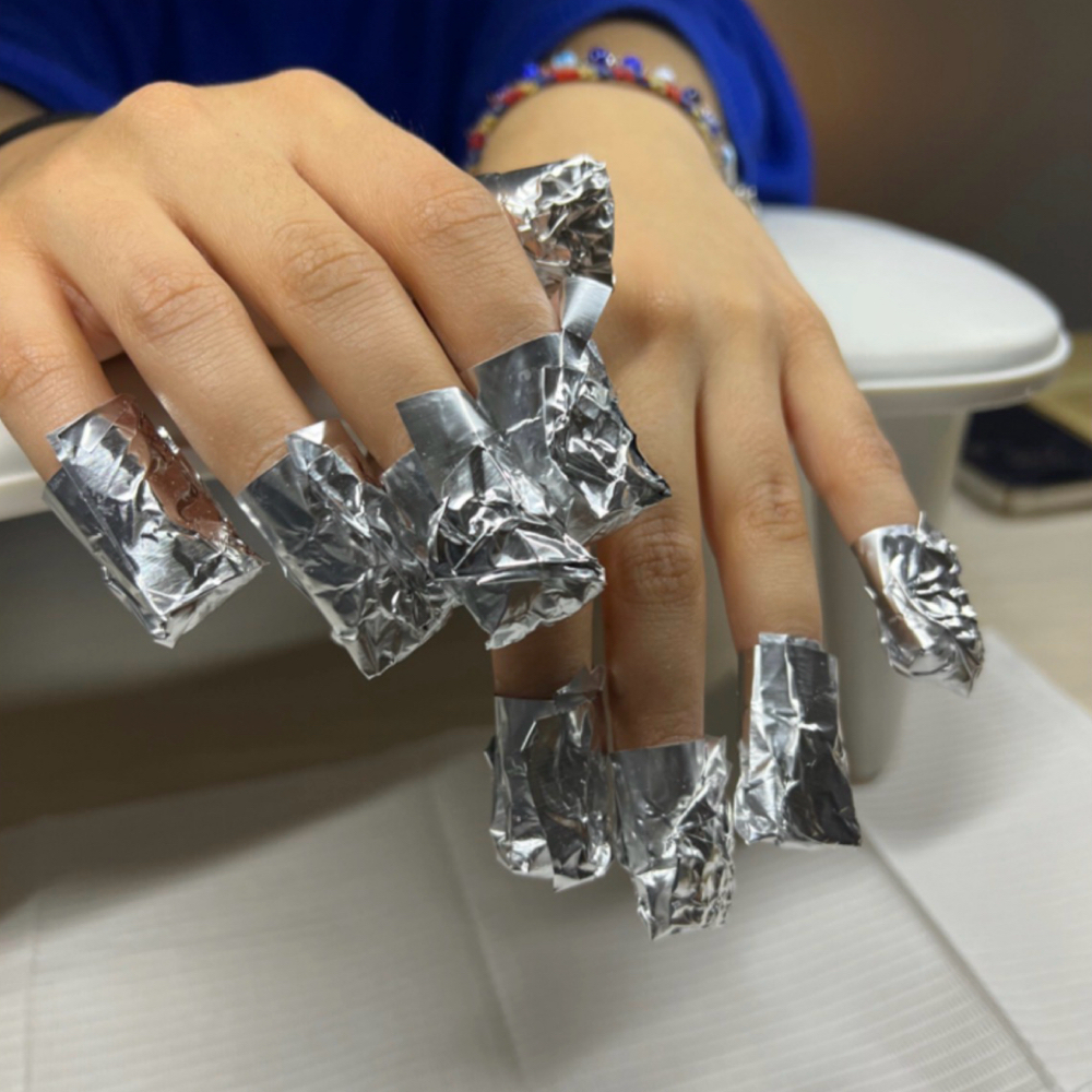 Standard Soak Off New Set at Fox Tail Salon Studio in Davenport, IA
