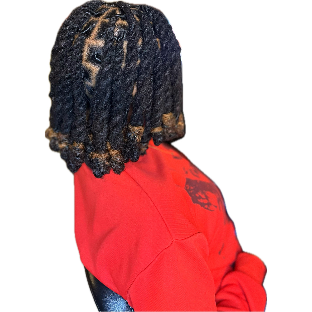 Loc Retwist W/Loc Bob