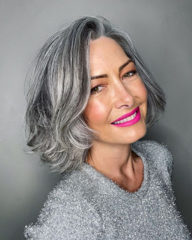 Gray  Blending With blowdry