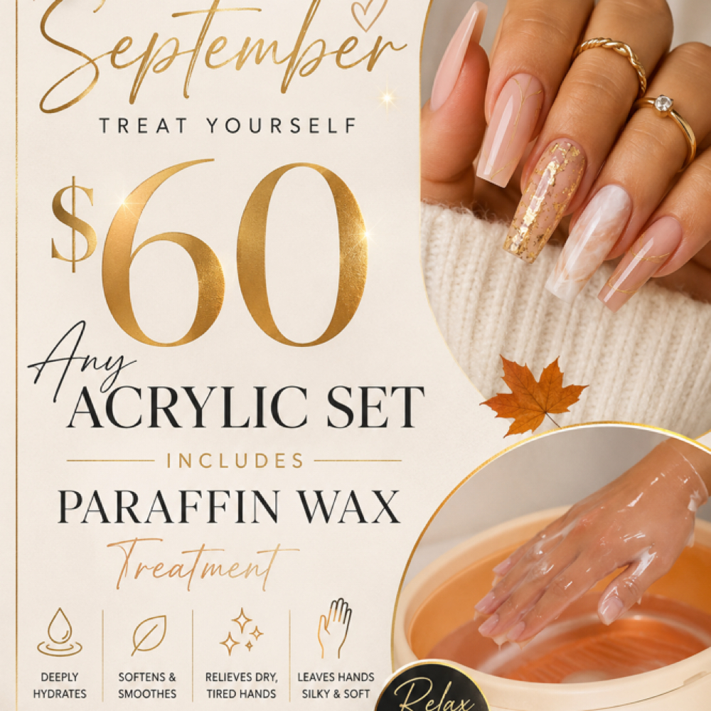September sale at Nails by Jocelyn in Calera, AL