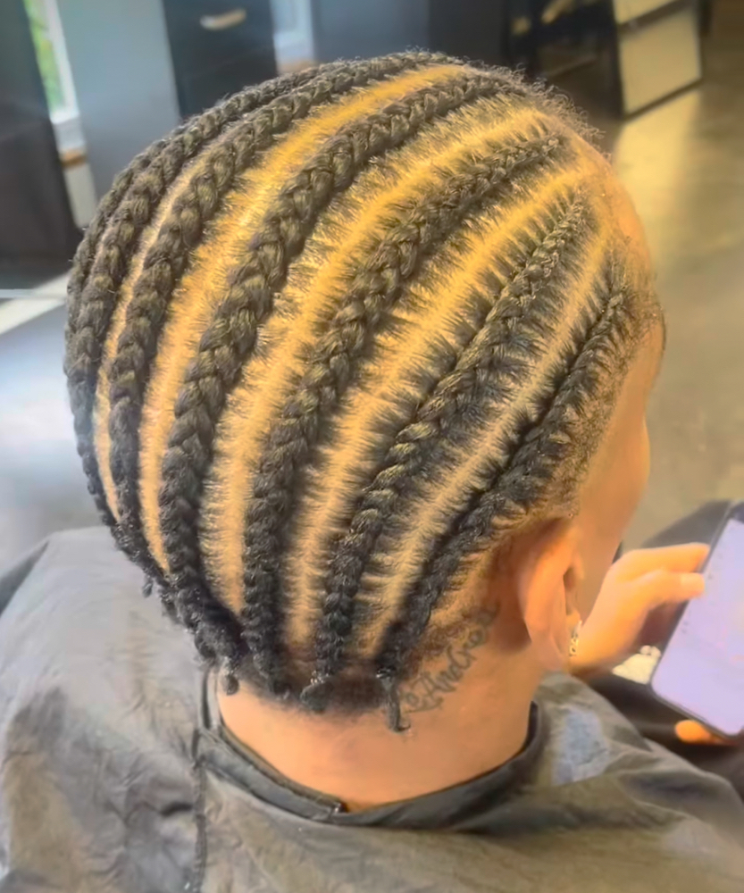 Simple Cornrow Style at DaniBraidsLLc in Columbus, OH