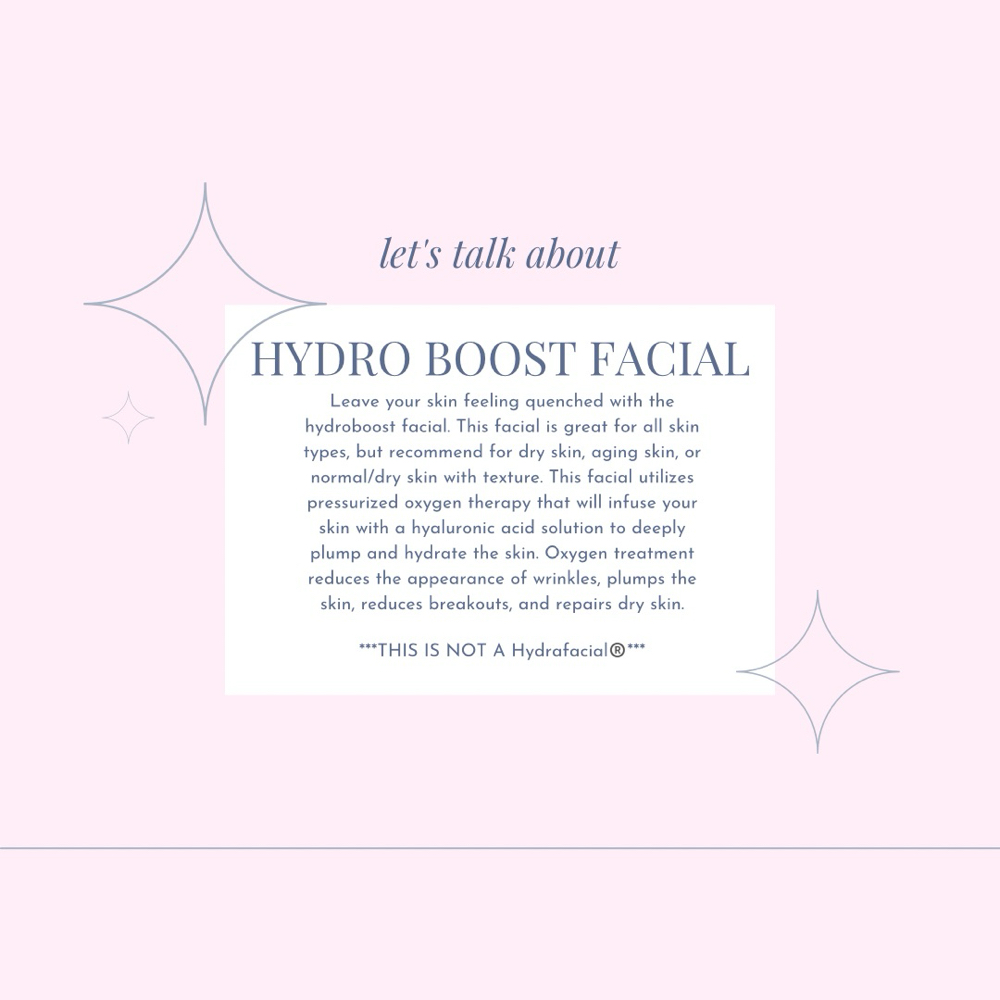 HYDROBOOST FACIAL