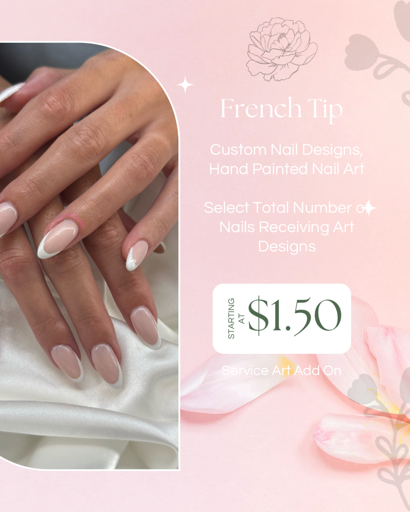 French Tip Nail Art