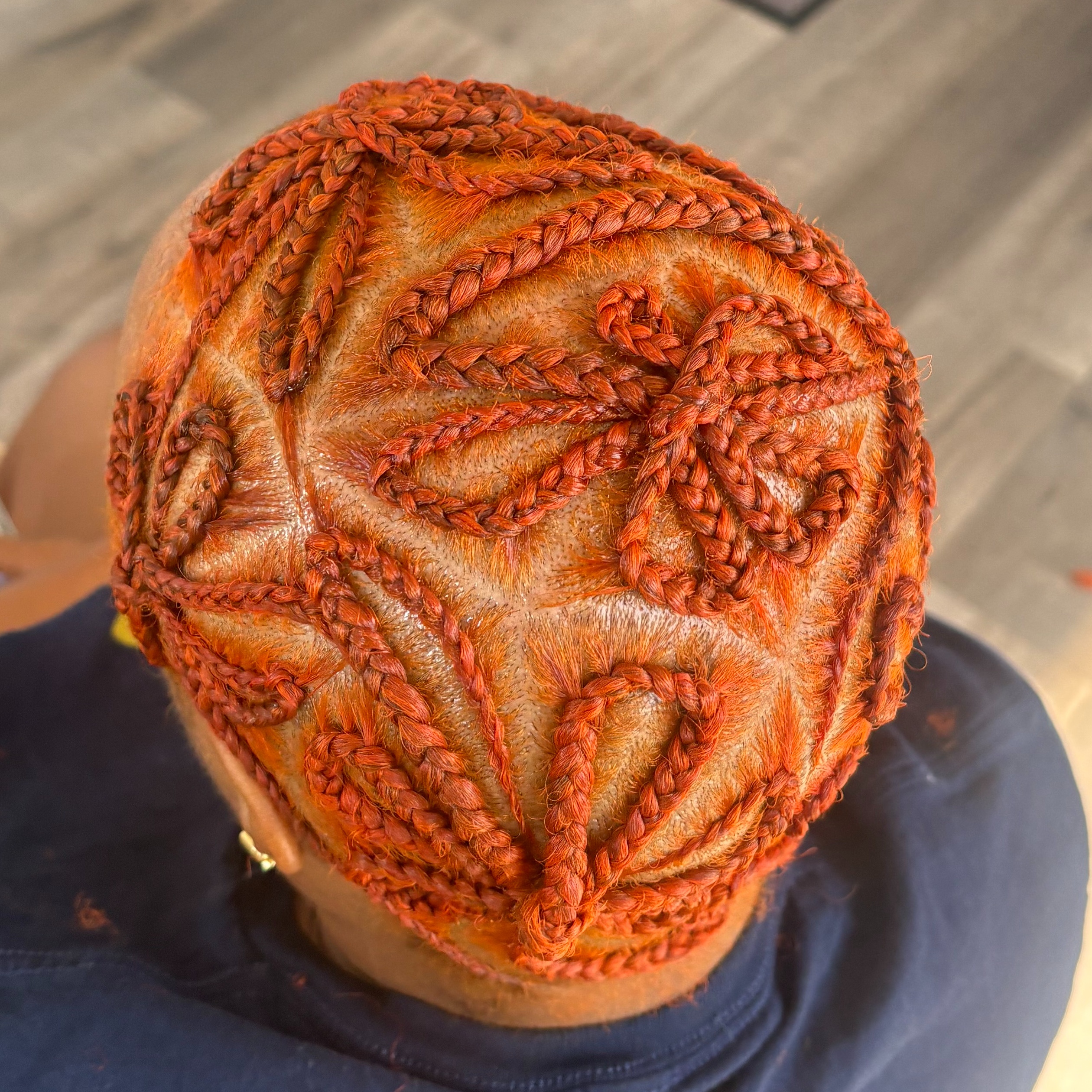 The Braided Baldie at Blossoms HTX Hair Studio in Spring, TX