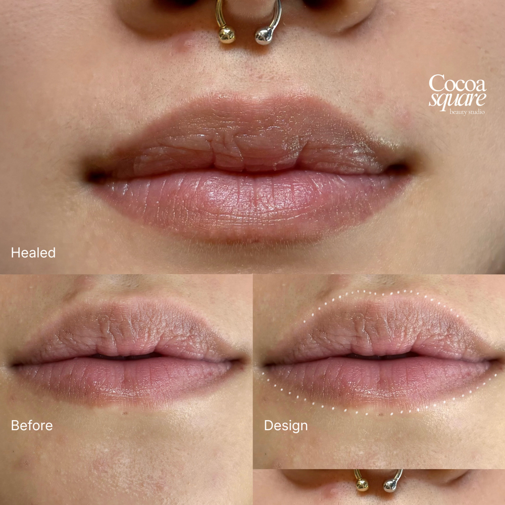 Lip Line Design (Overlined Lip) at Cocoa Square in Grapevine, TX