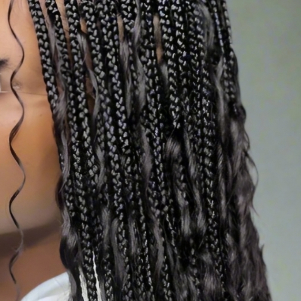 Braids Small Bohemian at Hair by Twan Walker @Chic Boutique Columbia, Tn in Columbia, TN