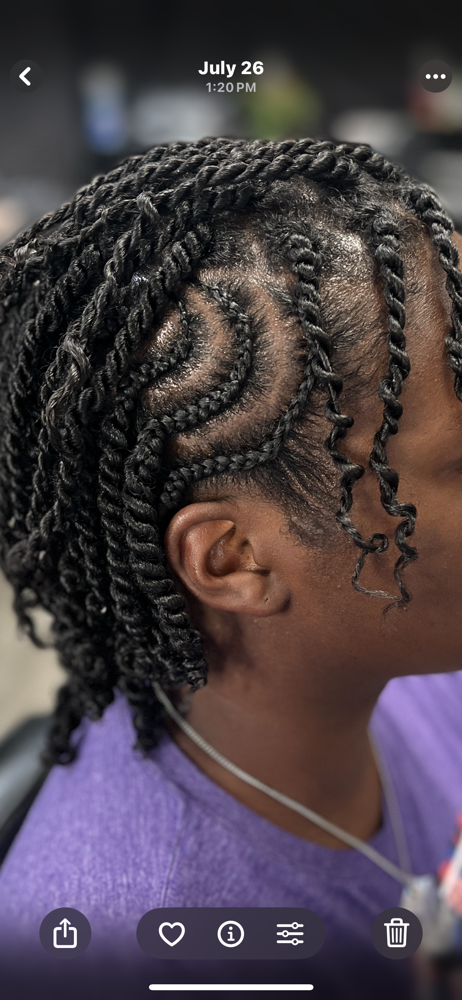 Natural Two Strand Twist