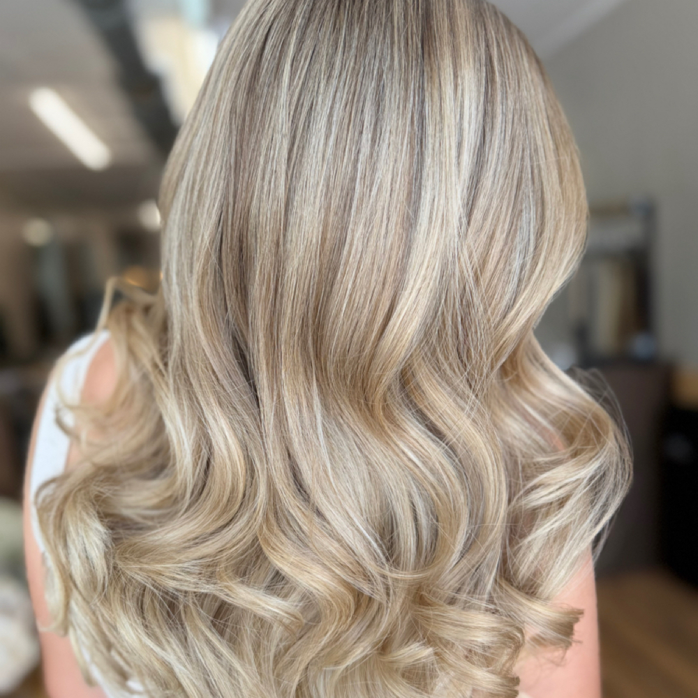 Full Custom Blonding at The Salty Blonde Hair Salon in Beaufort, SC