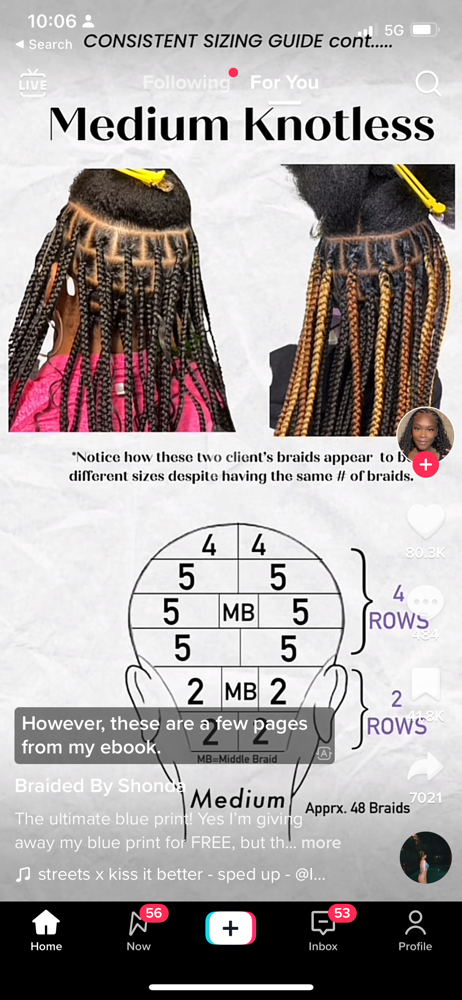 Medium Knotless