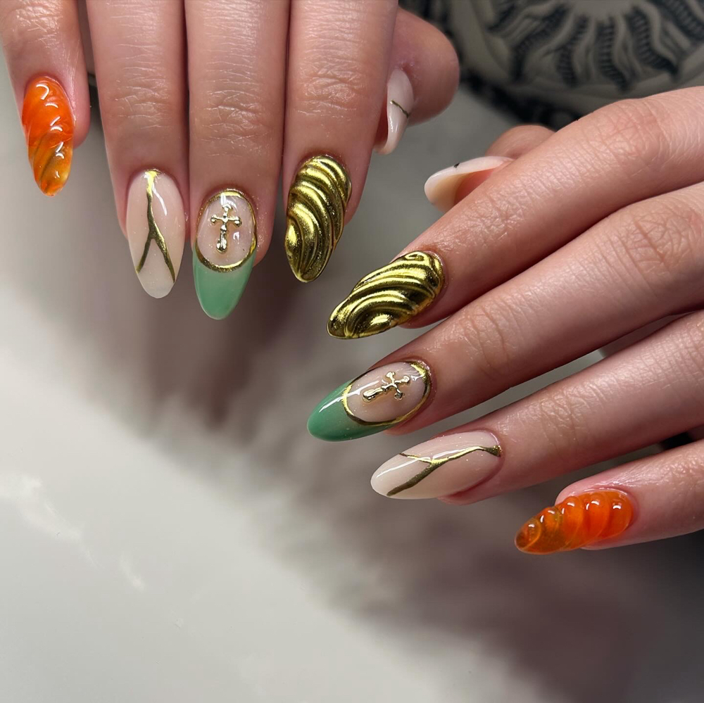 Uñas Acrílicas Medianas/Medium