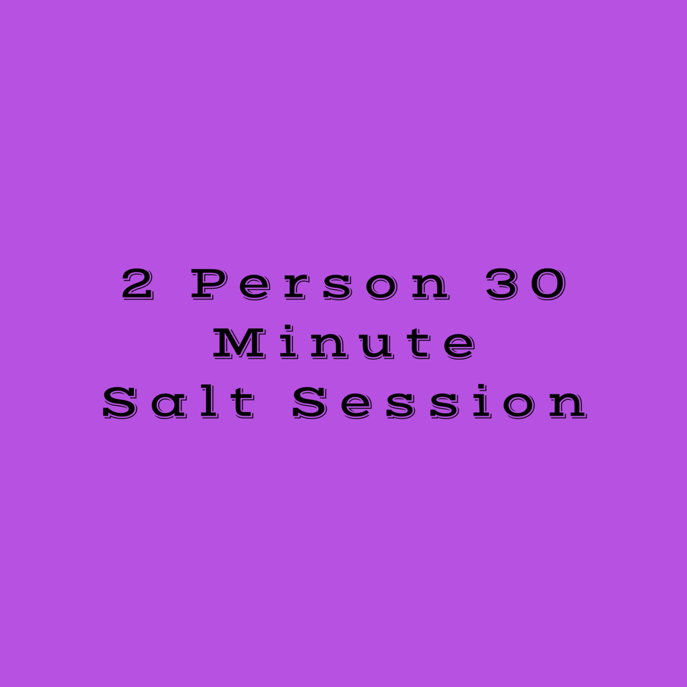 2 Person 30 Minute Salt Session