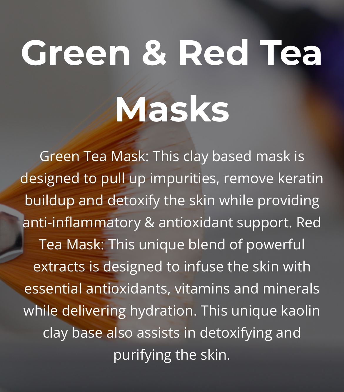 Green & Red Tea Mask