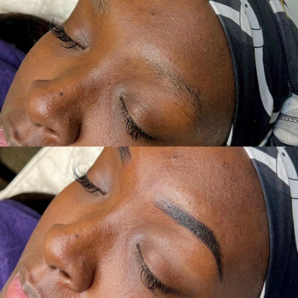 Microshading Eyebrows at Marie’s Brows And Lashes in Tyler, TX