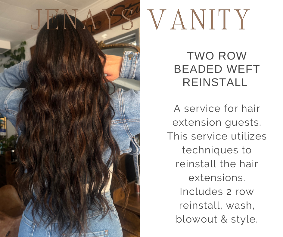 2 Row Beaded Weft Reinstall