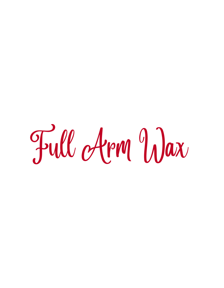 Full Arm Wax