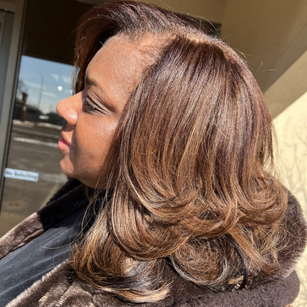 Length Past Shoulder Length at Fenix beauty lounge in Lawton, OK