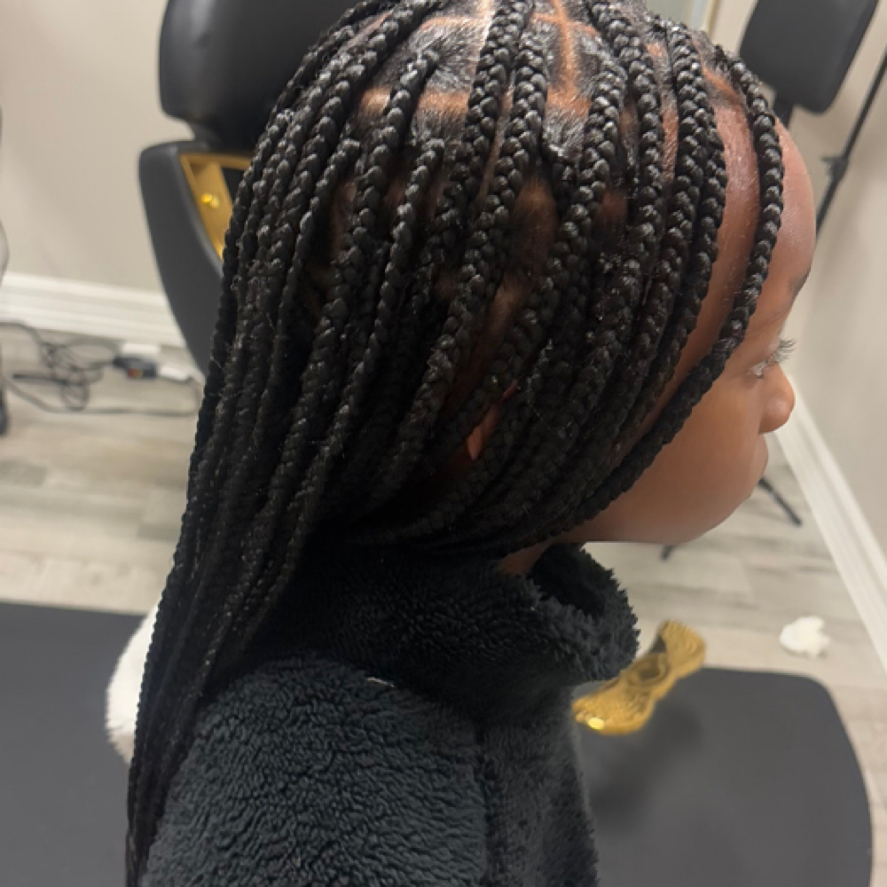Kids braids (Ages 4-12) at Glow Braid Lounge in Pearland, TX