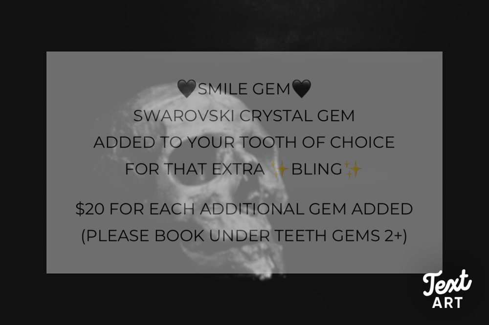 Tooth gems