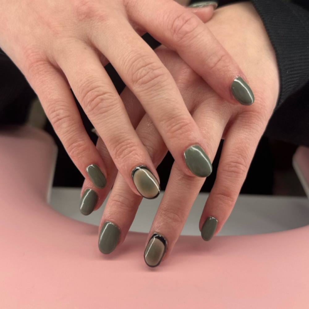 Builder Gel- Minimal Design at Nails by Rylee B in Cedar Rapids, IA